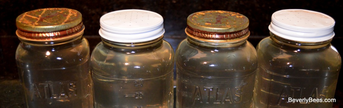 1:1 Sugar Syrup made from sugar in the candy board