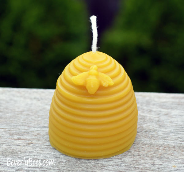 BEESWAX CANDLE: SKEP HIVE – Moon's Gold Apiary