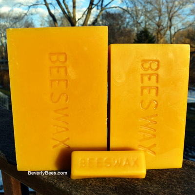 Pure Beeswax Blocks – 1 lb – Beverly Bees