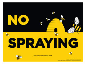 No Spraying Sign