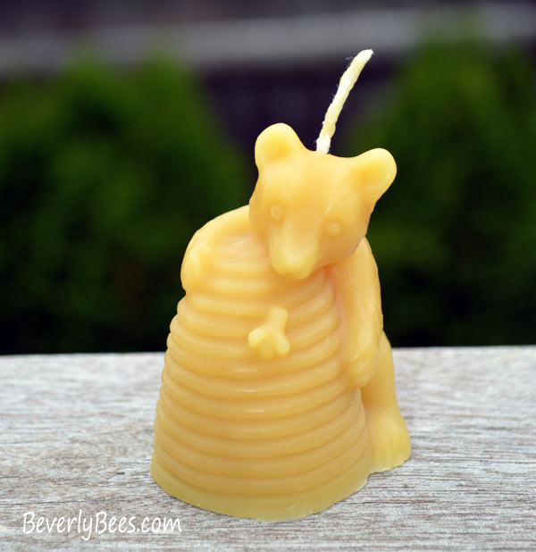 Beeswax Skep Candle - 100% Beeswax