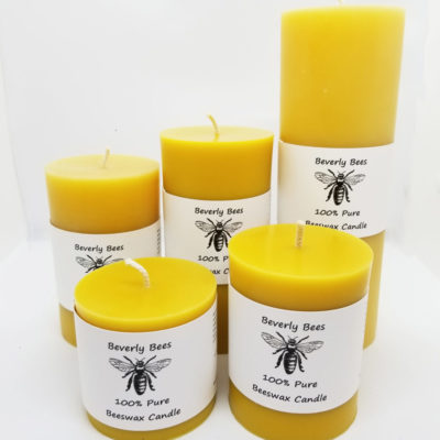 20pcs Nature's BeeLine Hollow Large Beeswax Candles Cleaner High Quality Cones 
