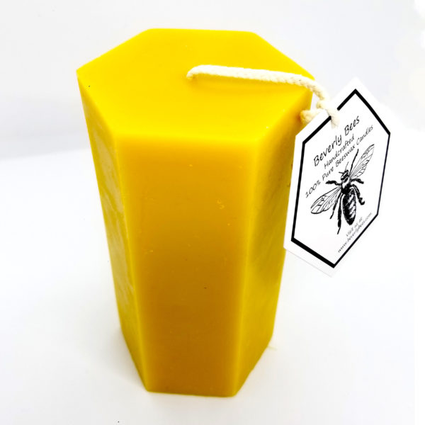 Bees Wax Candles Hexagon Pillar – Kossian Farms