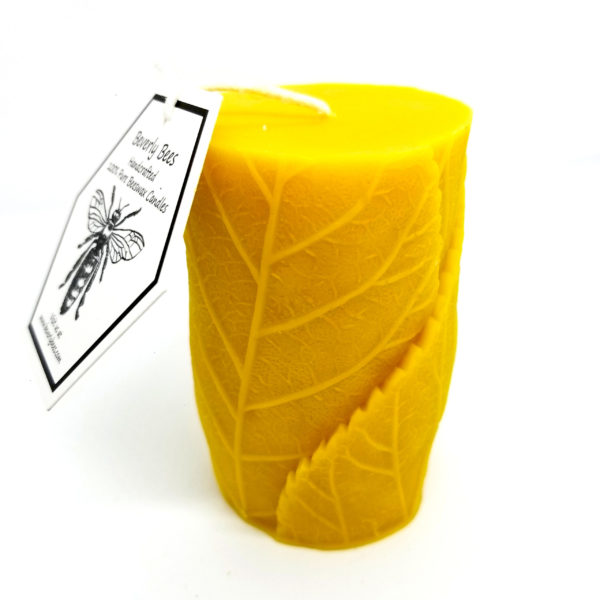 Leaf Pillar Candle – Beverly Bees