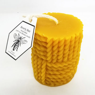 Beverly Bees Knot Pillar Candle