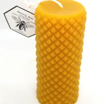 Beverly Bees Diamond Cylinder Candle