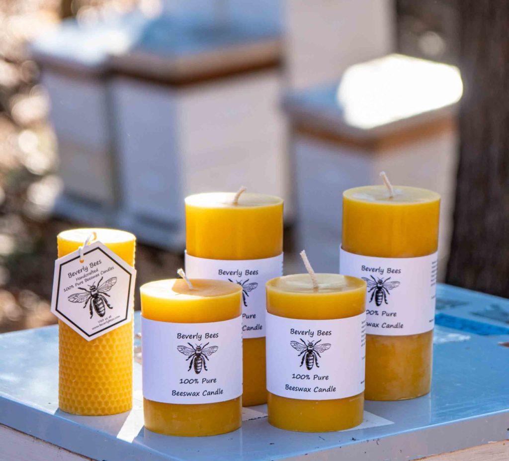 100% Pure Beeswax Candles - Votive - Queen Bee Gardens