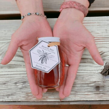 Beverly Bees Local Raw Honey in 8oz Honey Box